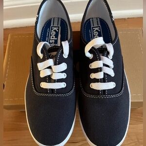 Keds Navy and White Canvas Sneakers